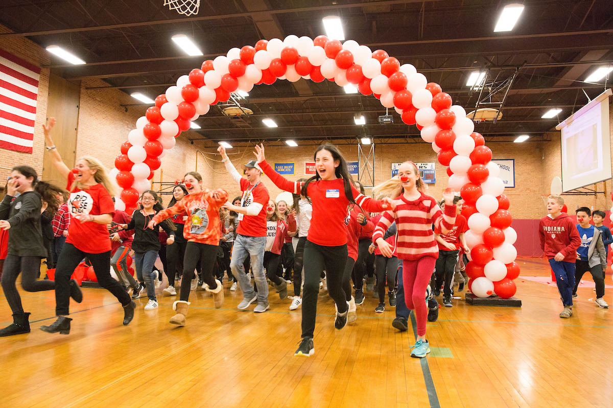 Hold a Red Nose Rally for Red Nose Day.